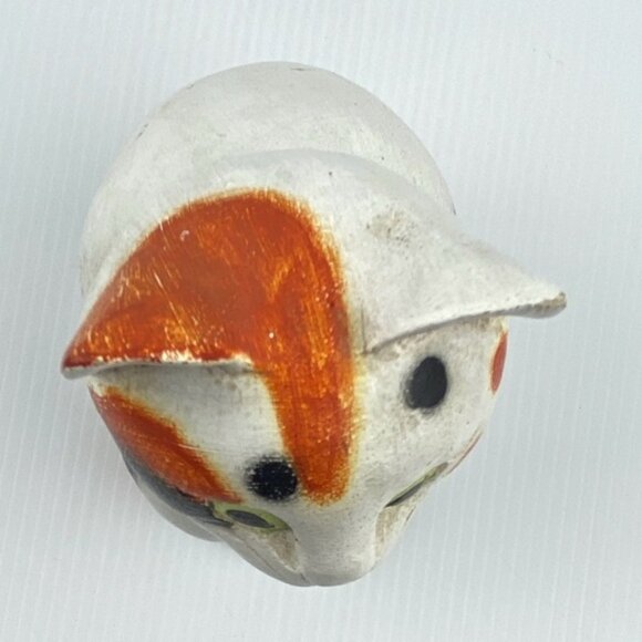 Wooden Cat Folk Art Jospehine - a Moggie from Quail Handpainted - Picture 6 of 7